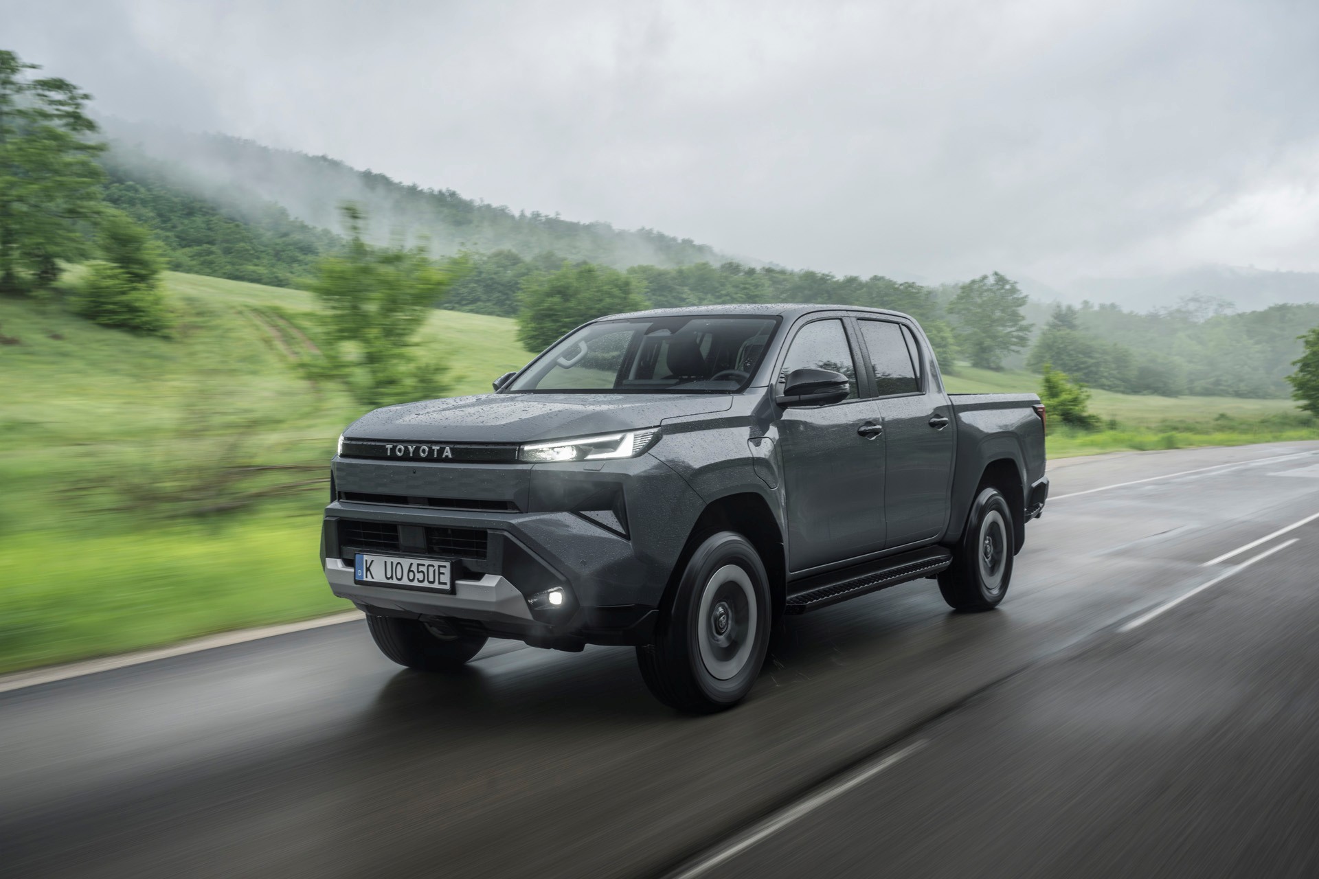 Download 2026 Toyota Hilux BEV Exterior Static car wallpapers in HD and 4K for your desktop, phone or tablet.