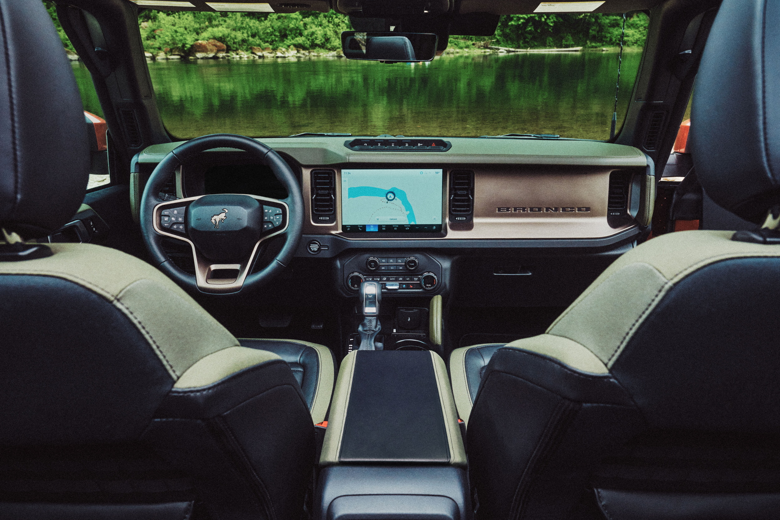 Download 2027 Ford Bronco Filson Interior Cockpit Wallpapers (13)