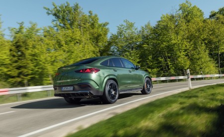 2027 Mercedes-AMG GLE 63 S 4MATIC+ Coupe Rear Three-Quarter Wallpaper 450x275 (3)