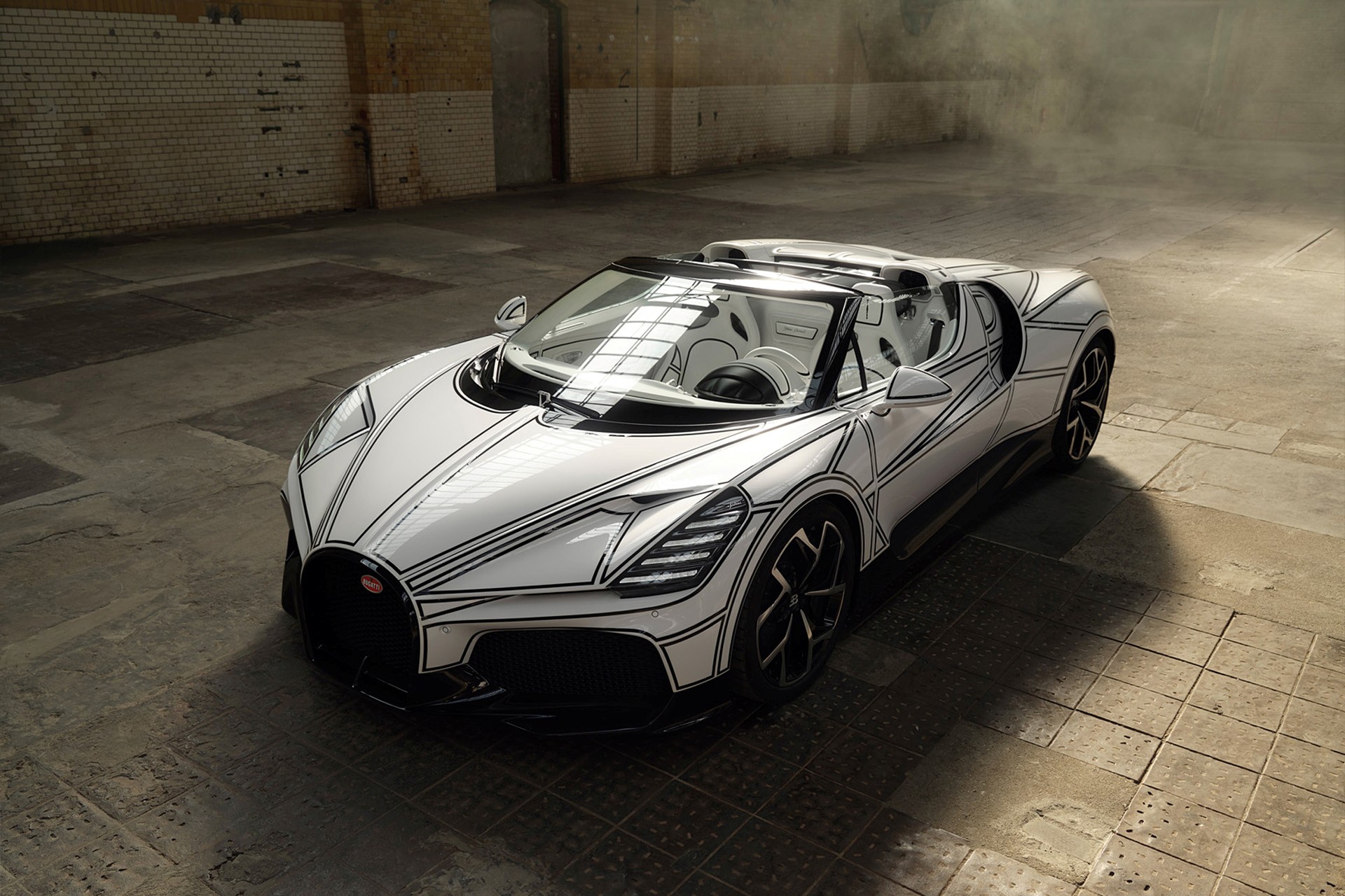 Download 2026 Bugatti W16 Mistral Blanc Eternel car wallpapers in HD and 4K for your desktop, phone or tablet.
