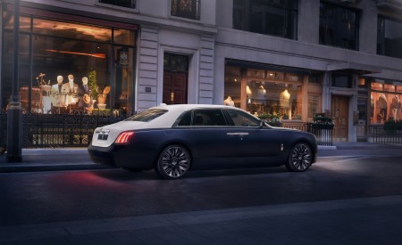 2026 Rolls-Royce Ghost Savile Row Rear Three-Quarter Wallpaper 450x275 (2)