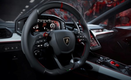 2026 Lamborghini Revuelto SV Interior Steering Wheel Wallpaper 450x275 (28)