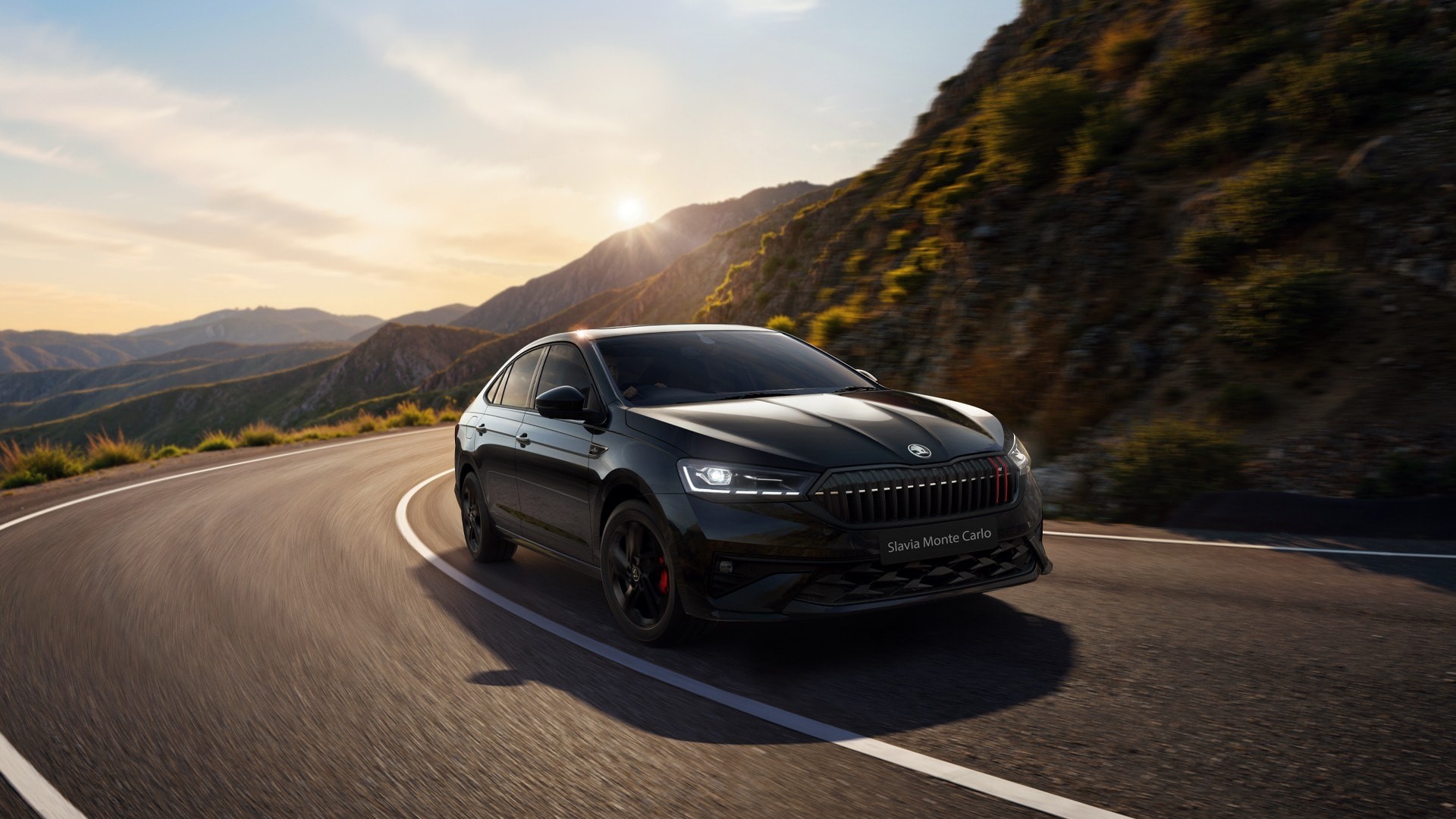Download free 2027 Skoda Slavia Monte Carlo wallpapers in HD and 4K for your desktop, phone or tablet